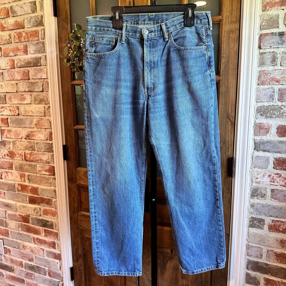 Levi's 550 Relaxed Fit Jeans Mens 36x30 Blue Medium Wash Tapered Leg Denim